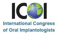 ICOI logo featuring globe with International Congress of Oral Implantologists text